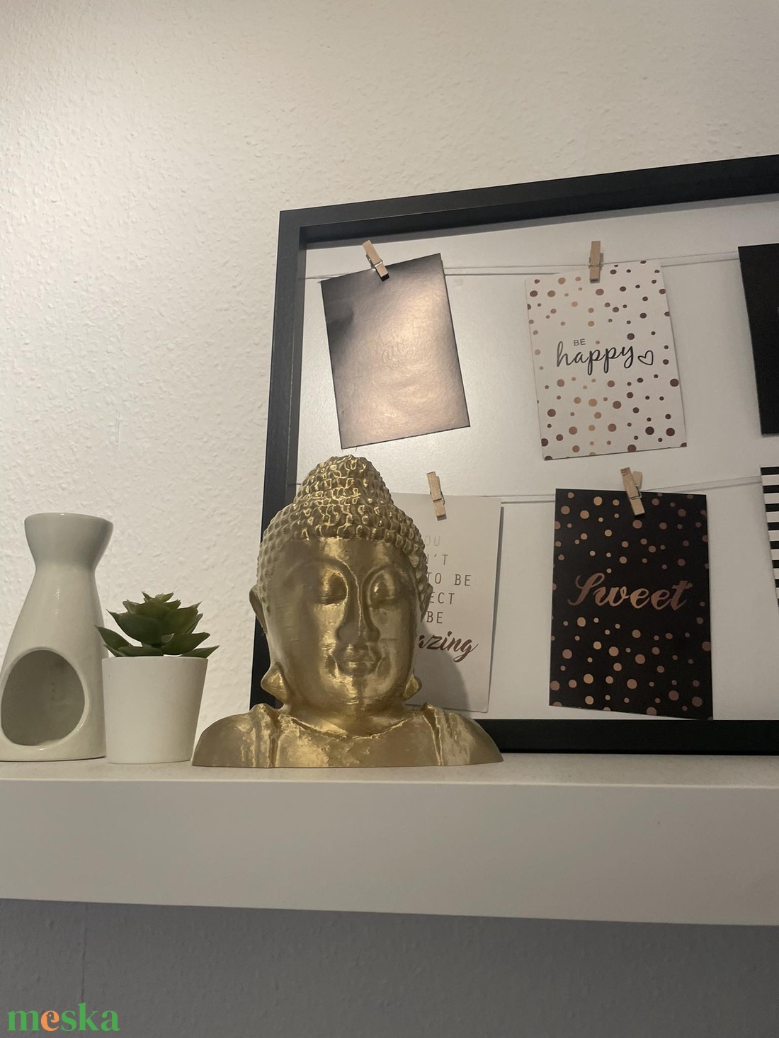 Buddha Mellszobor 25cm. - otthon & életmód - dekoráció - dísztárgy - Meska.hu