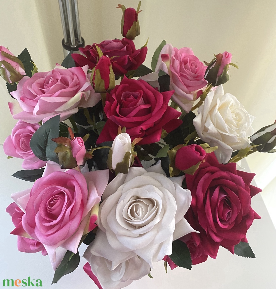 Prémium rózsa XL virágbox - otthon & lakás - dekoráció - virágdísz és tartó - csokor & virágdísz - Meska.hu