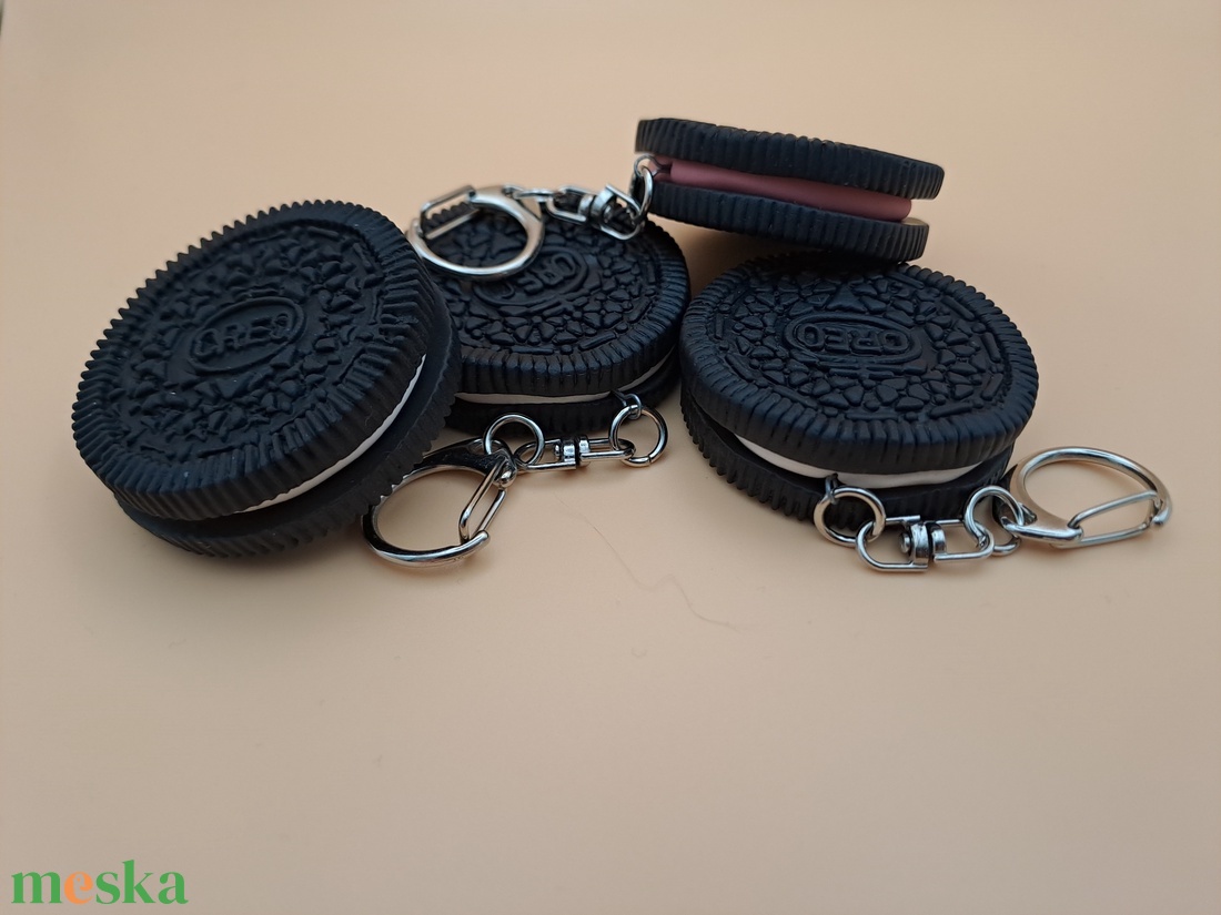 Oreo kulcstartó - táska & tok - kulcstartó & táskadísz - kulcstartó - Meska.hu