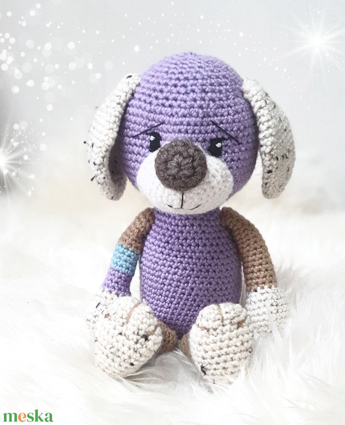 Horgolt kutya, amigurumi kutya - játék & sport - plüssállat & játékfigura - kutya - Meska.hu