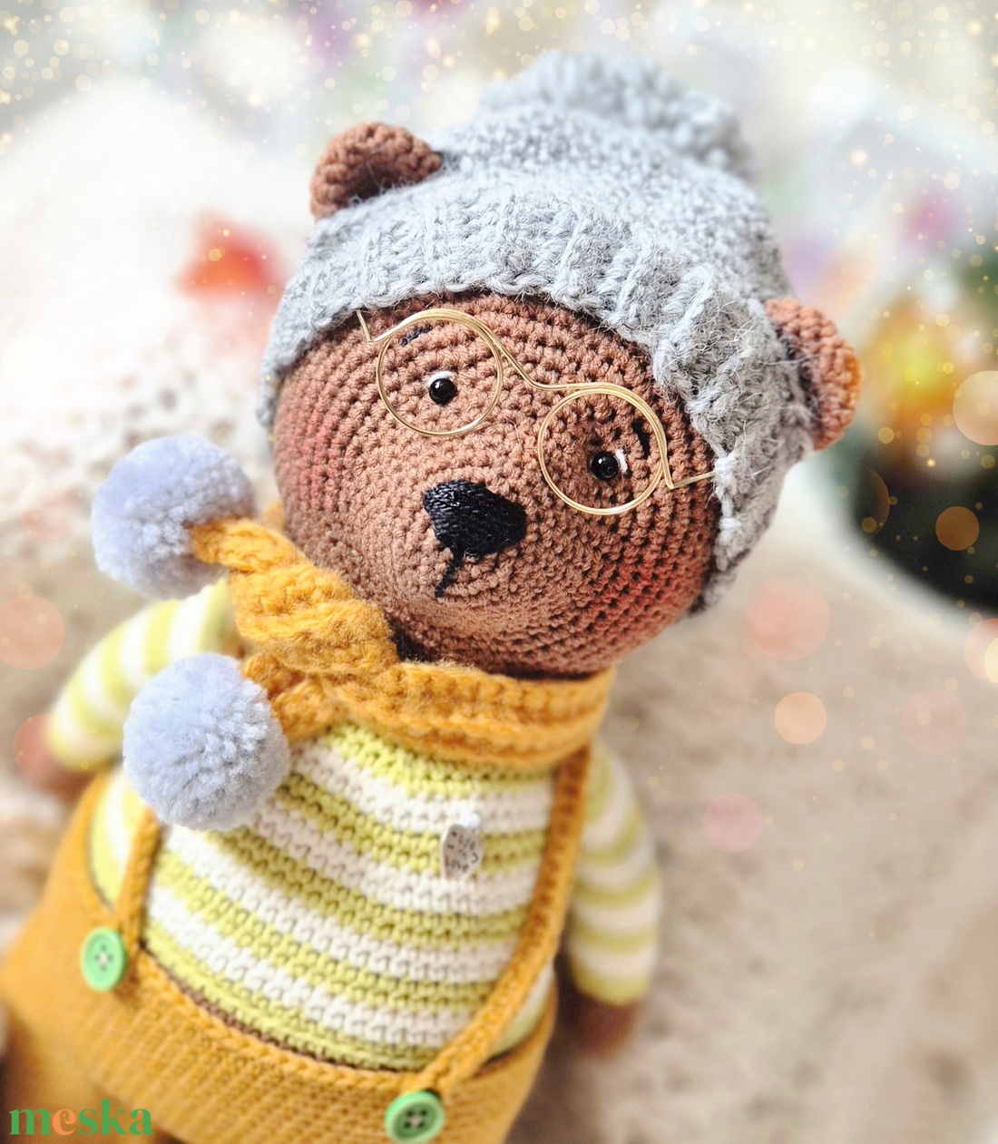 Horgolt maci, amigurumi medve - játék & sport - plüssállat & játékfigura - maci - Meska.hu