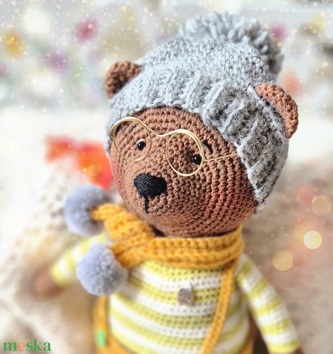 Horgolt maci, amigurumi medve - játék & sport - plüssállat & játékfigura - maci - Meska.hu