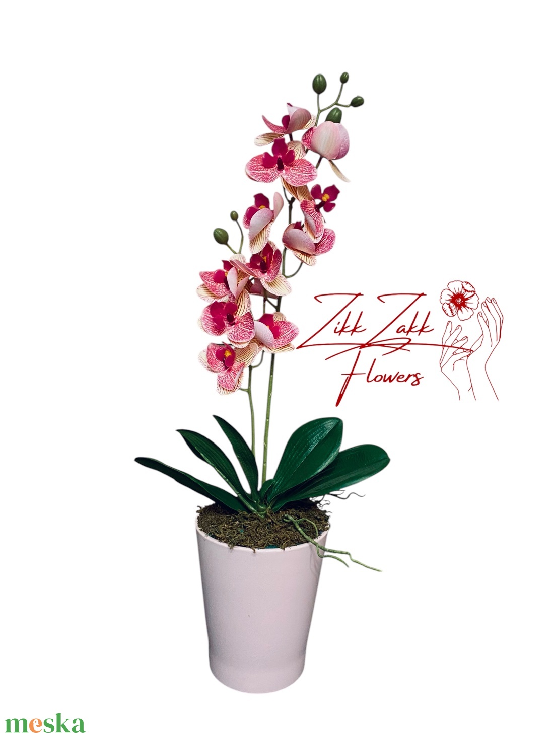 Rózsaszín Orchidea - Finom Elegancia - otthon & életmód - dekoráció - virágdísz és tartó - csokor & virágdísz - Meska.hu