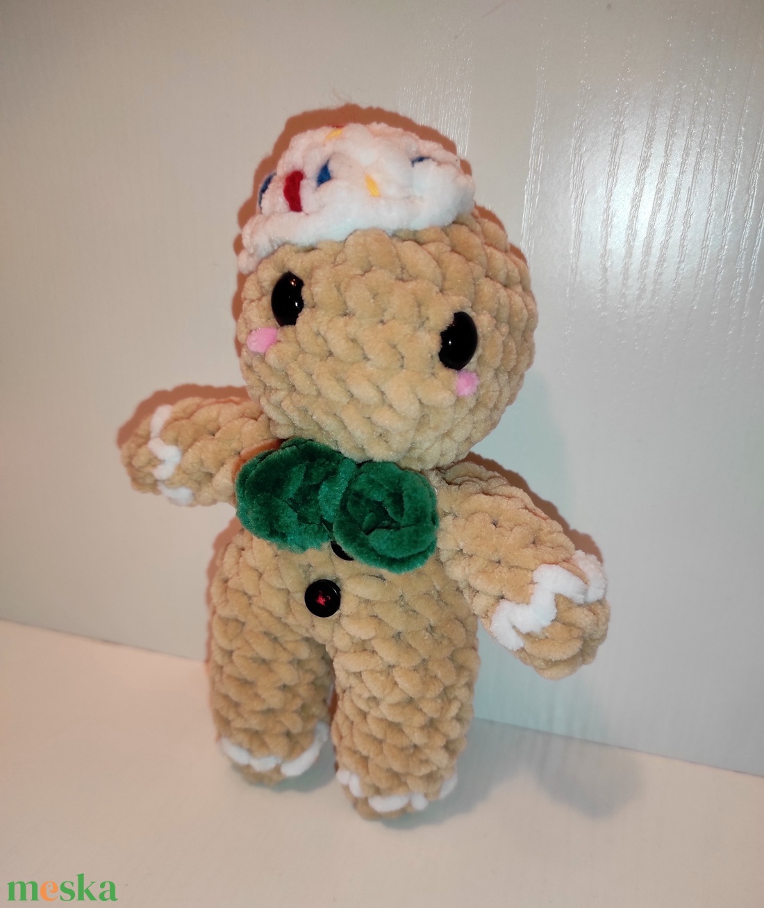 Mézeskalács pár amigurumi - játék & sport - plüssállat & játékfigura - más figura - Meska.hu