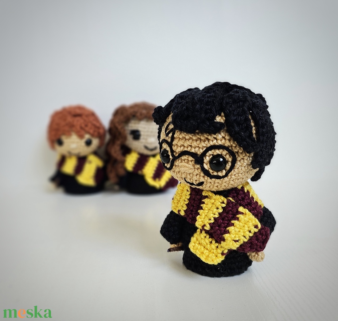 Harry Potter horgolt figura - játék & sport - plüssállat & játékfigura - más figura - Meska.hu