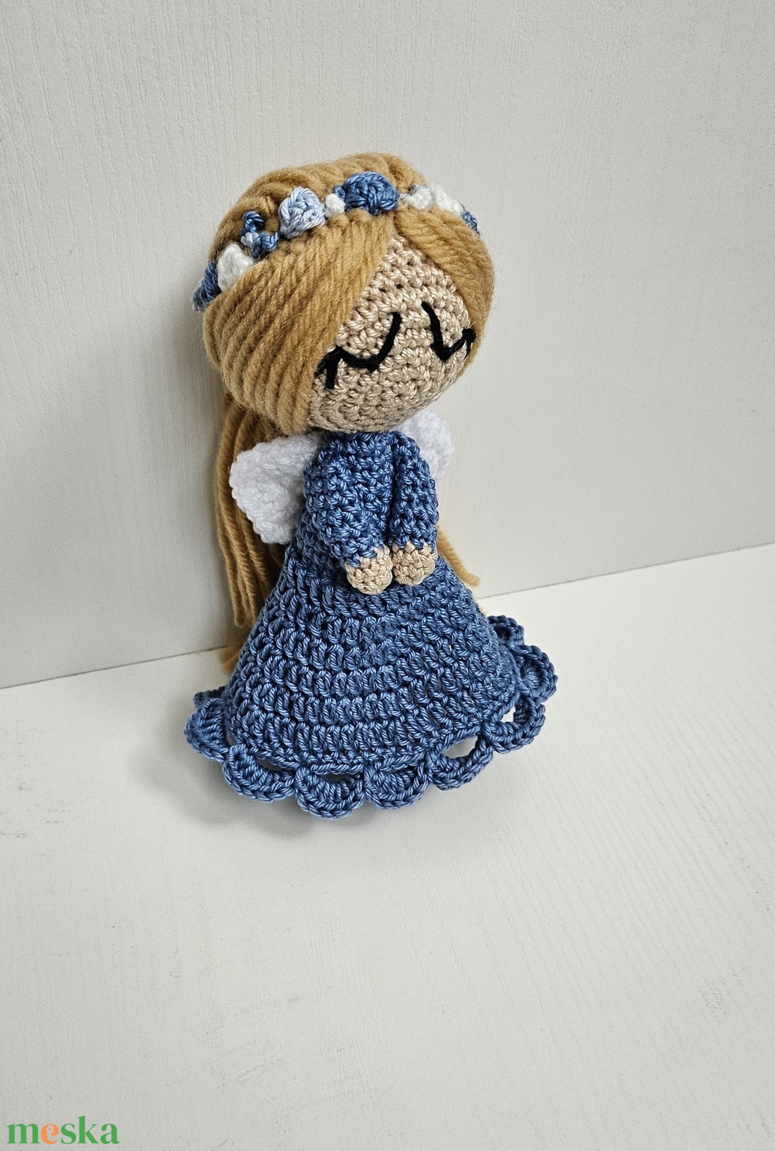 Horgolt angyalka amigurumi - játék & sport - plüssállat & játékfigura - más figura - Meska.hu