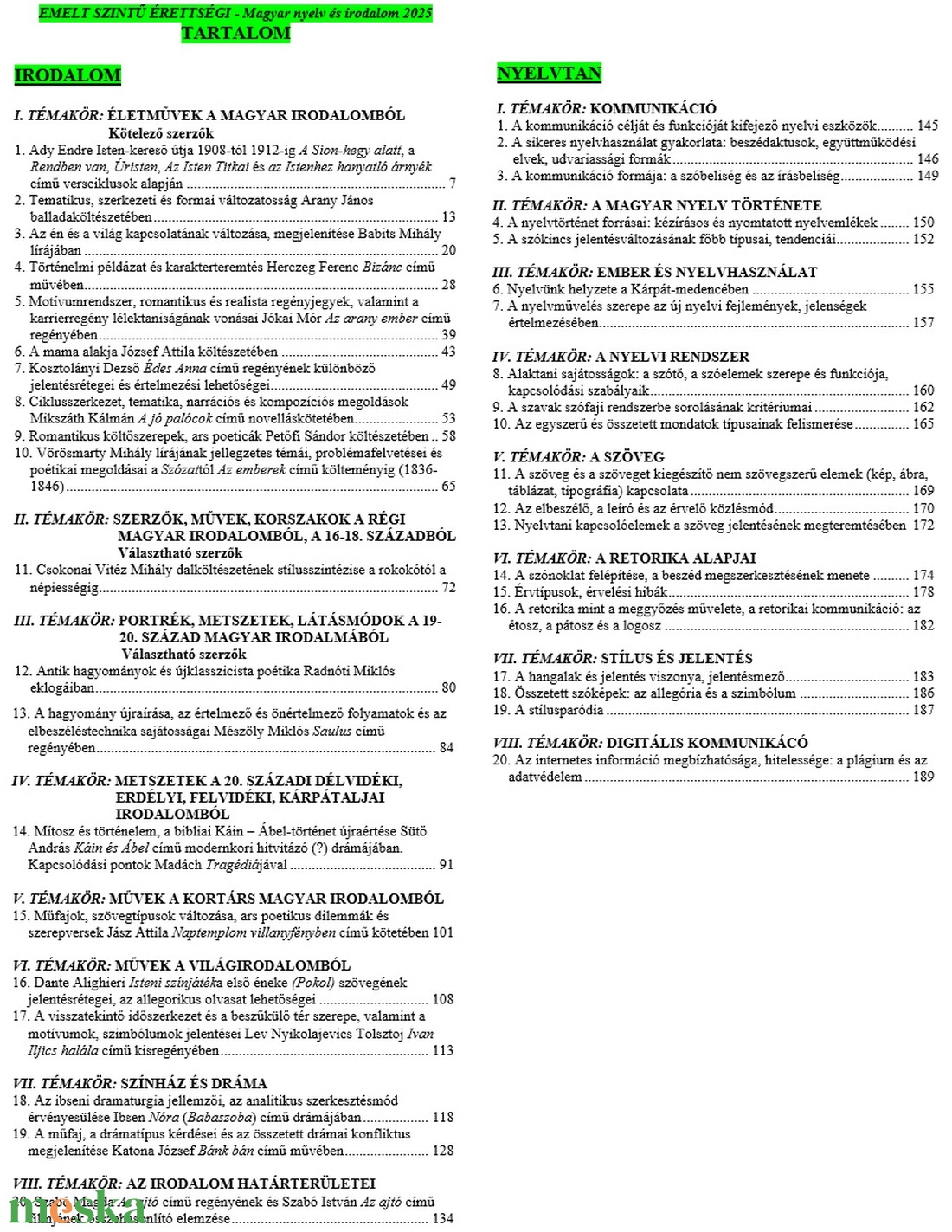 Kidolgozott érettségi tételek könyv - könyv & zene - könyv - Meska.hu