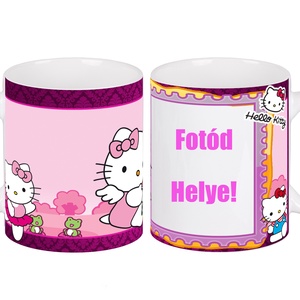 Hello Kitty bögre, Otthon & Lakás, Konyhafelszerelés, tálalás, Tálalás, Bögre & Csésze, Festett tárgyak, MESKA