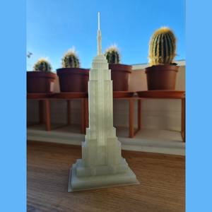 Empire State Building, sötétben világító makett - művészet - makett, modell - Meska.hu