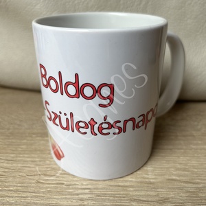 Boldog Születésnapot bögre, Otthon & Lakás, Konyhafelszerelés, tálalás, Tálalás, Bögre & Csésze, Kerámia, MESKA