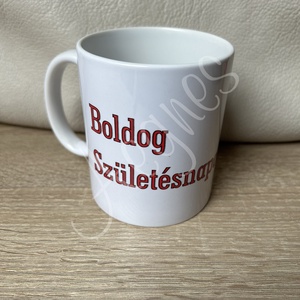 Boldog Születésnapot bögre - otthon & életmód - konyhafelszerelés, tálalás - tálalás - bögre & csésze - Meska.hu