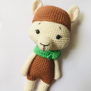 Horgolt láma - alpaka baba - horgolt amigurumi láma figura - lányoknak és fiúknak - Meska.hu