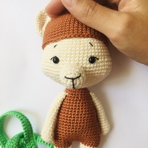 Horgolt láma - alpaka baba - horgolt amigurumi láma figura - lányoknak és fiúknak - játék & sport - plüssállat & játékfigura - láma - Meska.hu