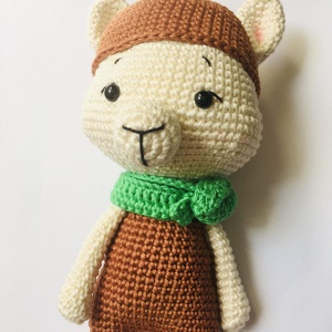 Horgolt láma - alpaka baba - horgolt amigurumi láma figura - lányoknak és fiúknak - játék & sport - plüssállat & játékfigura - láma - Meska.hu