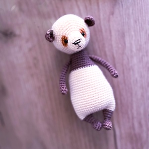 Amigurumi panda maci - forgatható fejjel - játék & sport - plüssállat & játékfigura - maci - Meska.hu