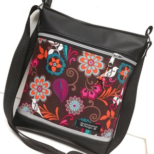 Női 26x30 crossbody oldaltáska - Birds in Flower - táska & tok - kézitáska & válltáska - vállon átvethető táska - Meska.hu