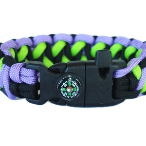 Taktikai túlélő paracord karkötő 3 funkciós csattal DRAGON EYE JOKER (csuklóméret 19-20cm) - ékszer - karkötő - fonott karkötő - Meska.hu