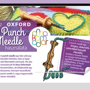 Oxford punch needle, hímzőtű - normal - művészet - más művészeti ág - Meska.hu