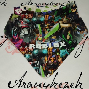 Roblox mintás nyálkendő, Ruha & Divat, Babaruha & Gyerekruha, Előke & Nyálkendő, Varrás, Mindenmás, MESKA