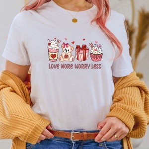 Love more, Valentin-napi Póló, Ajándék pároknak, szerelmeseknek, feleségnek, férjnek, Romantikus Design,, Ruha & Divat, Női ruha, Póló, felső, , MESKA