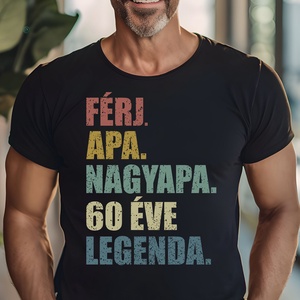 Férj, Apa, Nagyapa 60 Éve Legenda.  Tökéletes Születésnapi Ajándék Férjeknek és Apáknak, Nagyapának! - Meska.hu