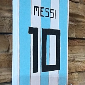 Messi 10 fali kulcstartó  - otthon & életmód - dekoráció - fali és függő dekoráció - fali kulcstartó - Meska.hu