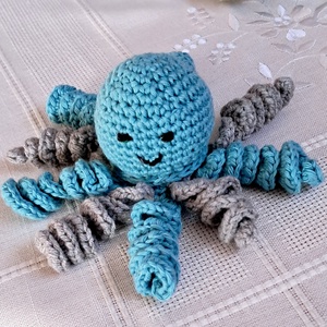 Amigurumi polip, Játék & Sport, 3 éves kor alattiaknak, Alvóka & Rongyi, Horgolás, MESKA