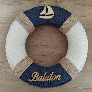 Balaton - ajtódísz (27 cm átmérő) - Meska.hu