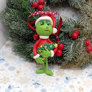 Grinch Karácsonyfadísz grincs - Meska.hu