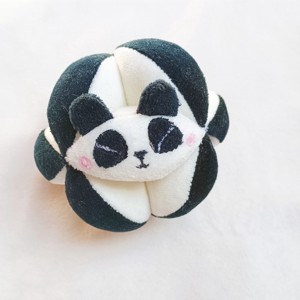 Montessori labda - Panda, 17 cm - Meska.hu