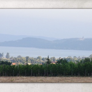 Balatoni tájak / tihanyi látkép - vászonkép - Meska.hu