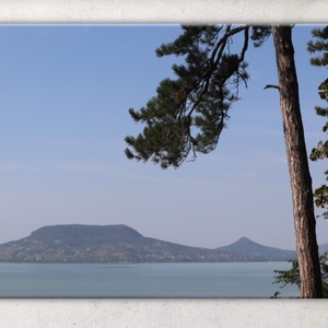 Balaton, Badacsony, tenger, szép -tengerszép vászonkép (tájkép), nappali dísz - Meska.hu