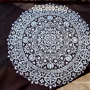 Mandala terítő 2db tasakkal, Otthon & Életmód, Dekoráció, Spiritualitás, Mandala, Varrás, Festészet, MESKA