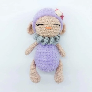 Pihe-puha amigurumi bárányka, Játék & Sport, Plüssállat & Játékfigura, Plüss bárány, Horgolás, MESKA