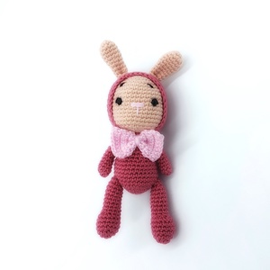 Pindur pajti Pici amigurumi nyuszika, Játék & Sport, Plüssállat & Játékfigura, Nyuszi, Horgolás, MESKA