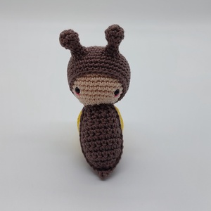 Aki mindig otthon van Amigurumi csiga - játék & sport - plüssállat & játékfigura - csiga - Meska.hu