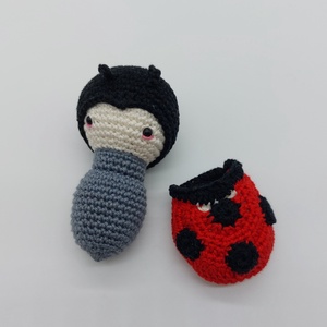 Pettyes világ Amigurumi katica - játék & sport - plüssállat & játékfigura - más figura - Meska.hu