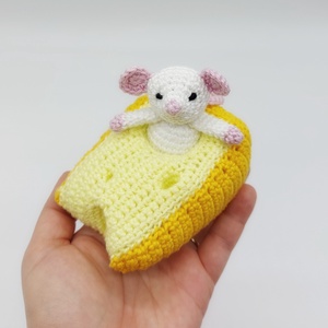 Amigurumi egér család - játék & sport - plüssállat & játékfigura - egér - Meska.hu