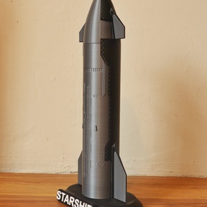 Spacex Starship 3d model. Most bevezető áron 11500 ft 15000 forint helyett! - művészet - makett, modell - Meska.hu