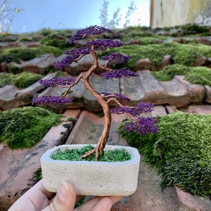 Színes drót bonsai, Otthon & Életmód, Dekoráció, Asztal és polc dekoráció, Bonsai, Fémmegmunkálás, Mindenmás, MESKA