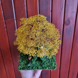 Citromsárga - fekete drót bonsai - otthon & életmód - dekoráció - asztal és polc dekoráció - bonsai - Meska.hu