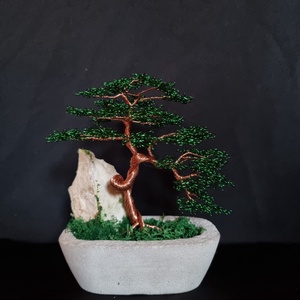 Limitált drót bonsai fa, Otthon & Életmód, Dekoráció, Asztal és polc dekoráció, Bonsai, Fémmegmunkálás, Mindenmás, MESKA