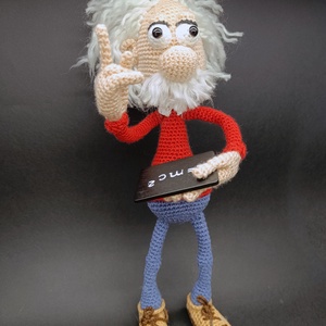 Albert Amigurumi Einstein, Játék & Sport, Plüssállat & Játékfigura, Ember, Horgolás, MESKA