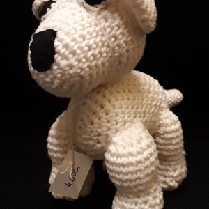 Westie kutyus,amigurumi - játék & sport - plüssállat & játékfigura - kutya - Meska.hu