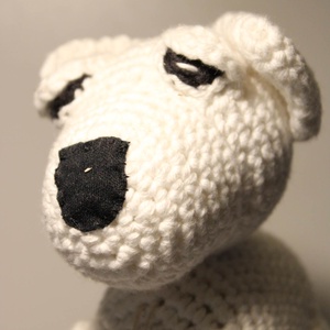 Westie kutyus,amigurumi - játék & sport - plüssállat & játékfigura - kutya - Meska.hu