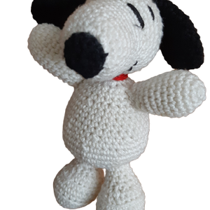 Snoopy amigurumi figura - játék & sport - plüssállat & játékfigura - kutya - Meska.hu