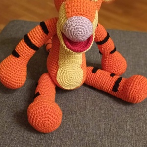 Tigris amigurumi figura - játék & sport - plüssállat & játékfigura - más figura - Meska.hu