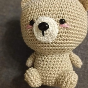 Maci amigurumi figura - játék & sport - plüssállat & játékfigura - maci - Meska.hu