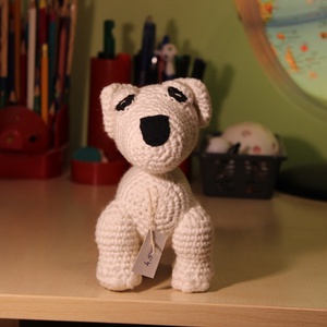 Westie kutyus,amigurumi - játék & sport - plüssállat & játékfigura - kutya - Meska.hu