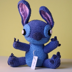 Stitch,horgolt amigurumi figura, Játék & Sport, Plüssállat & Játékfigura, Kutya, Horgolás, MESKA